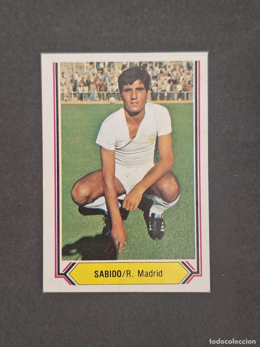 Cromos de f&uacute;tbol: LBRM1 SABIDO REAL MADRID LIGA ESTE 1980 1981 80 81 NUNCA PEGADO SIN PEGAR