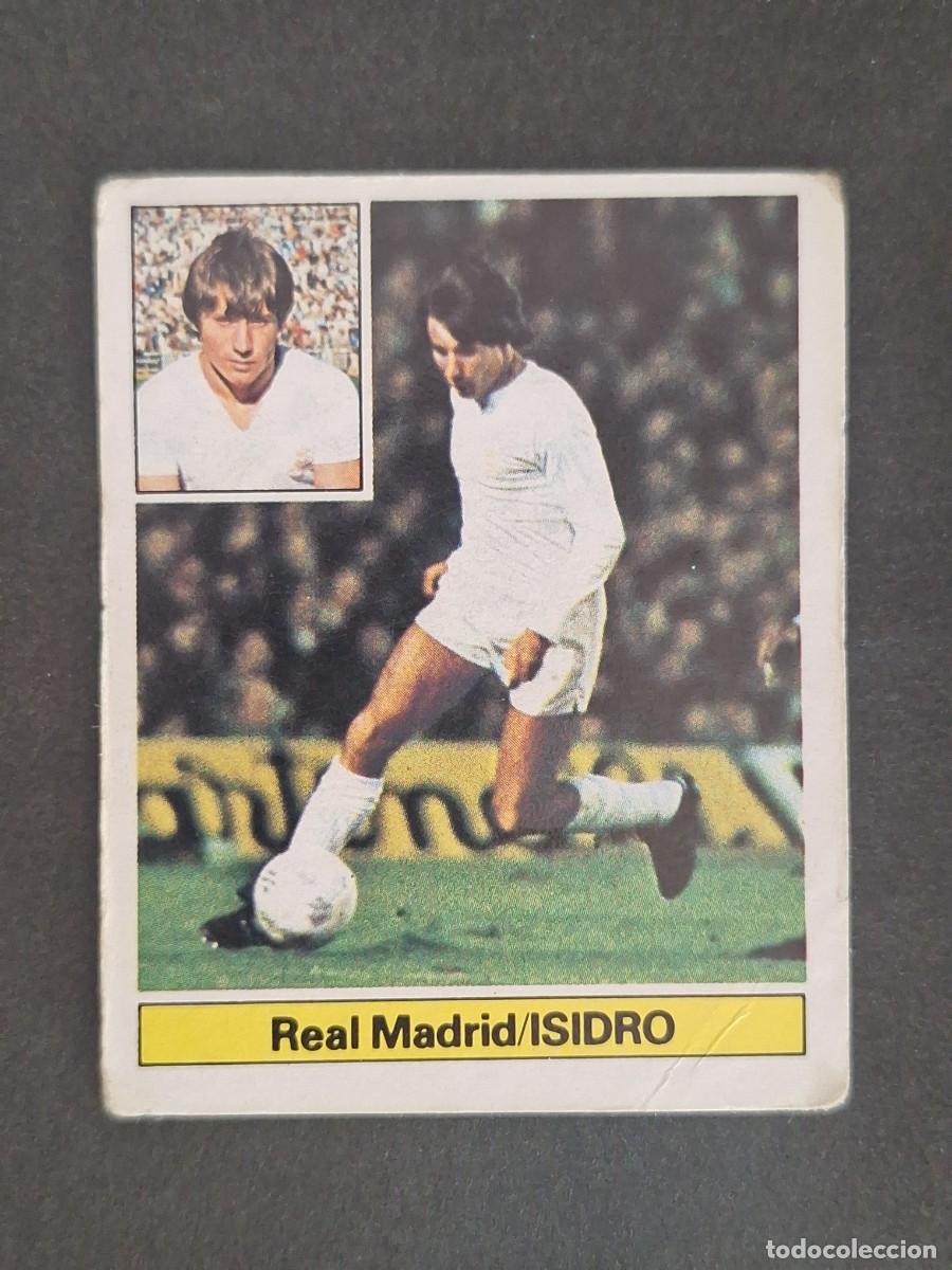 Cromos de f&uacute;tbol: LBRM1 ISIDRO REAL MADRID LIGA ESTE 1981 1982 81 82 NUNCA PEGADO SIN PEGAR