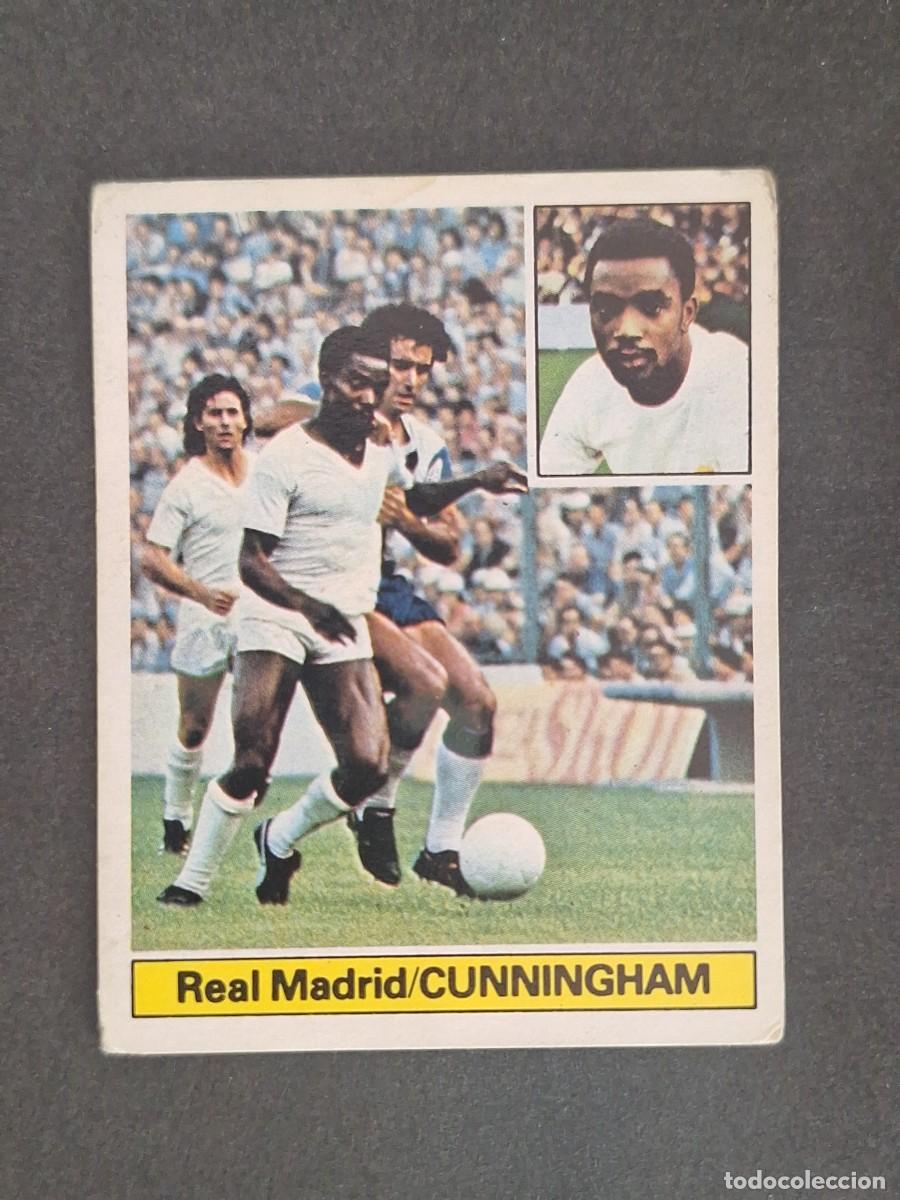 Cromos de f&uacute;tbol: LBRM1 CUNNINGHAM REAL MADRID LIGA ESTE 1981 1982 81 82 NUNCA PEGADO SIN PEGAR