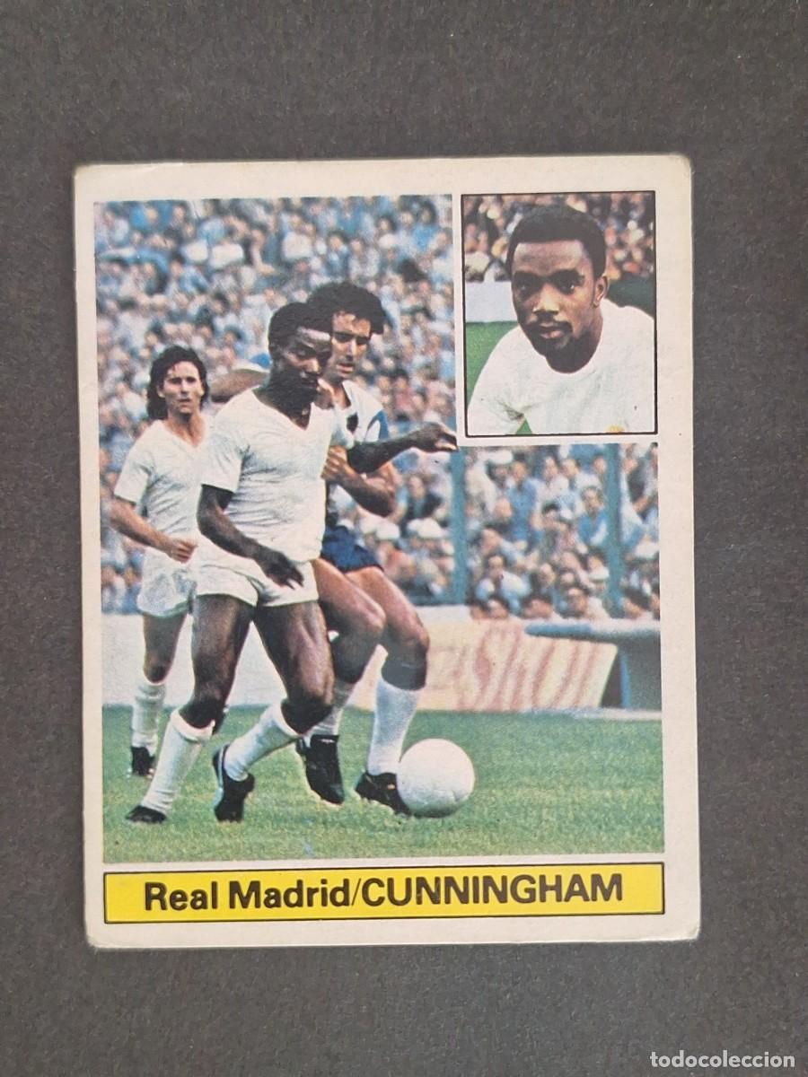 Cromos de f&uacute;tbol: LBRM1 CUNNINGHAM REAL MADRID LIGA ESTE 1981 1982 81 82 NUNCA PEGADO SIN PEGAR
