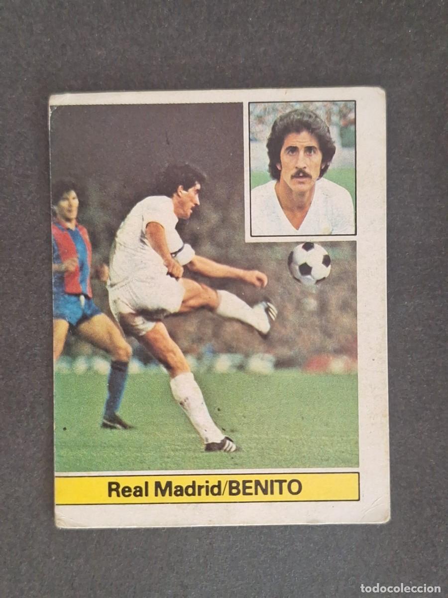 Cromos de f&uacute;tbol: LBRM1 BENITO REAL MADRID LIGA ESTE 1981 1982 81 82 NUNCA PEGADO SIN PEGAR