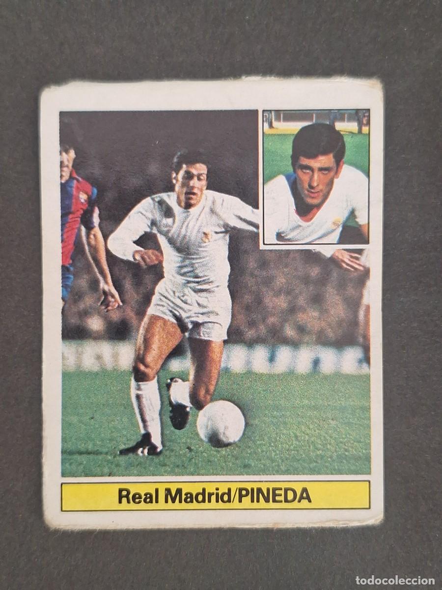 Cromos de f&uacute;tbol: LBRM1 PINEDA REAL MADRID LIGA ESTE 1981 1982 81 82 NUNCA PEGADO SIN PEGAR