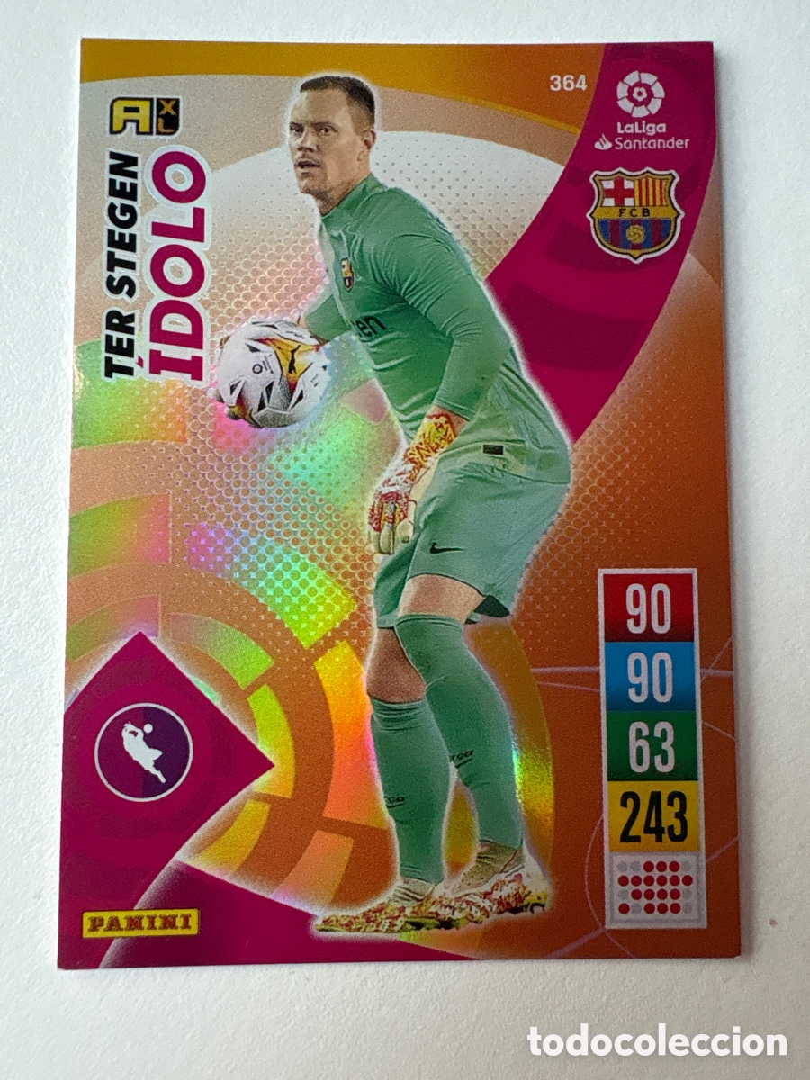 Cromos de f&uacute;tbol: Carta Ter Stegen &Iacute;dolo 364 Bar&ccedil;a Adrenalyn 2021-22