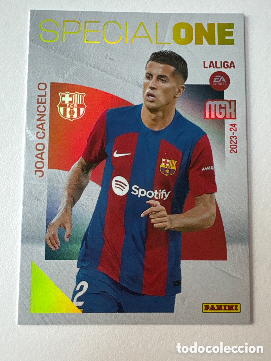 Cromos de f&uacute;tbol: Carta Joao Cancelo Special One 509 Bar&ccedil;a Megacracks 2023-24