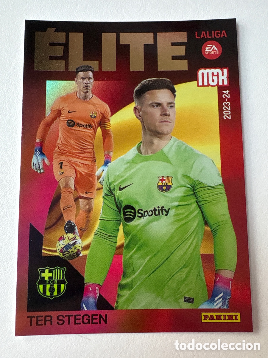 Cromos de f&uacute;tbol: Carta Ter Stegen Elite 14 Bar&ccedil;a Megacracks 2023-24
