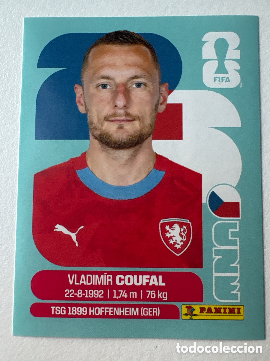 Cromos de f&uacute;tbol: Carta Vladimir Coufal Rep&uacute;blica Checa 5 Panini Mundial 2026