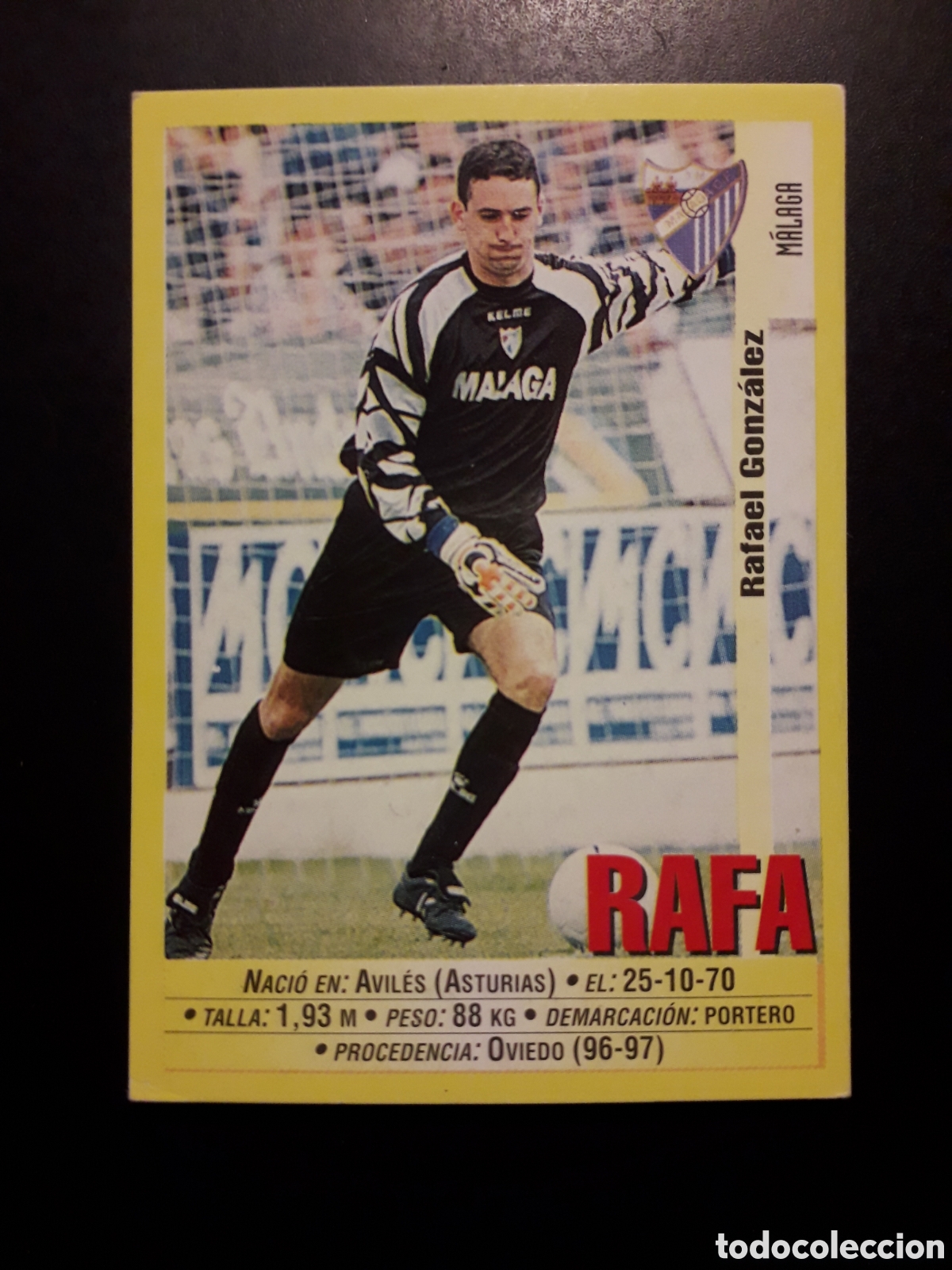 Cromos de f&uacute;tbol: RAFA, M&Aacute;LAGA PANINI LIGA 1999-2000 99 00 N&deg; 306 SIN PEGAR. PEDIDO M&Iacute;NIMO 3&euro;.