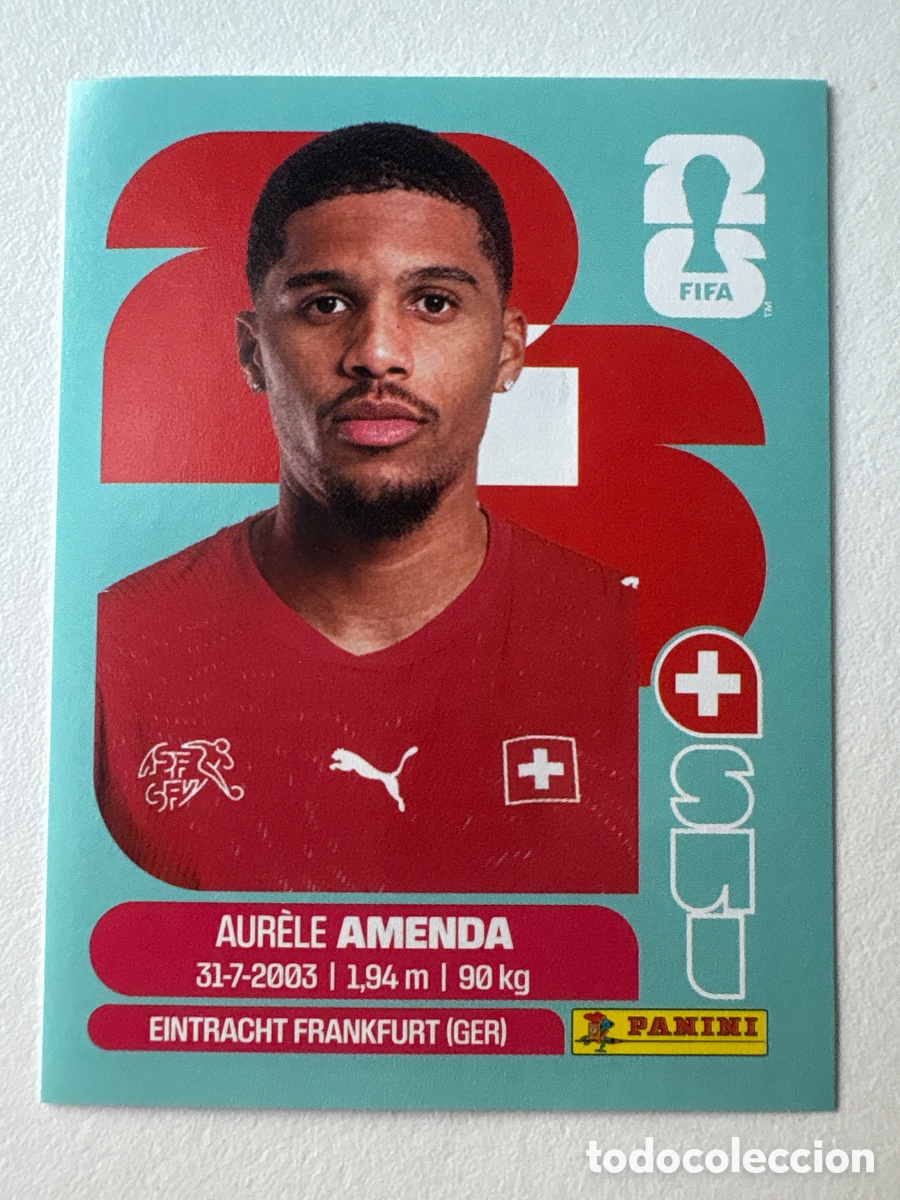Cromos de f&uacute;tbol: Carta Aur&egrave;le Amenda Suiza 7 Panini Mundial 2026