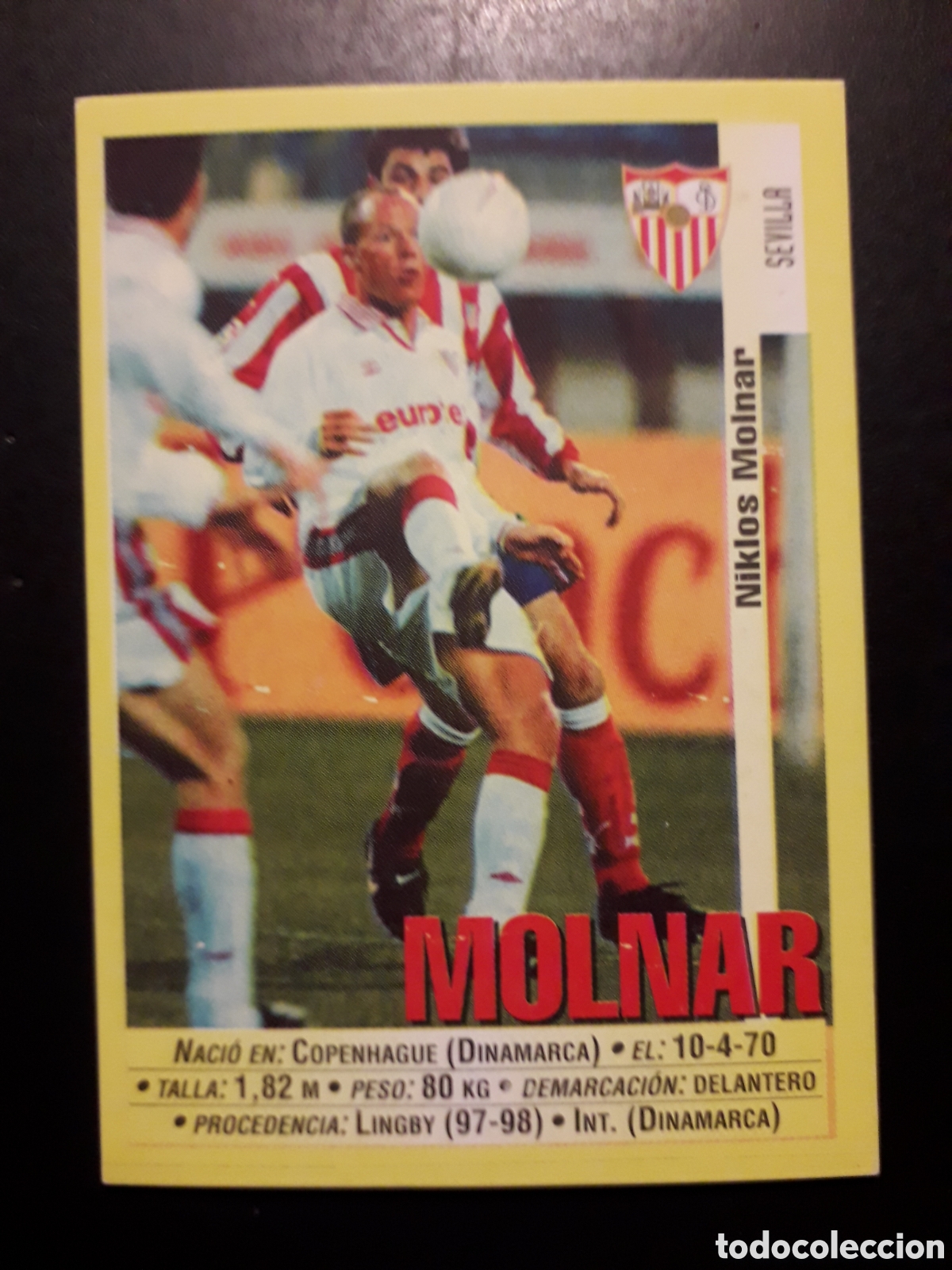 Cromos de f&uacute;tbol: MOLNAR, SEVILLA, BAJA PANINI LIGA 1999-2000 99 00 N&deg; 378 SIN PEGAR. PEDIDO M&Iacute;NIMO 3&euro;