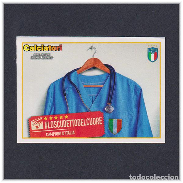Cromos de f&uacute;tbol: CALCIATORI 2019 2020 19 20 PANINI LO SCUDETTO DEL CUORE C20 CAMISETA ITALIA SERIE A ALBUM LIGA