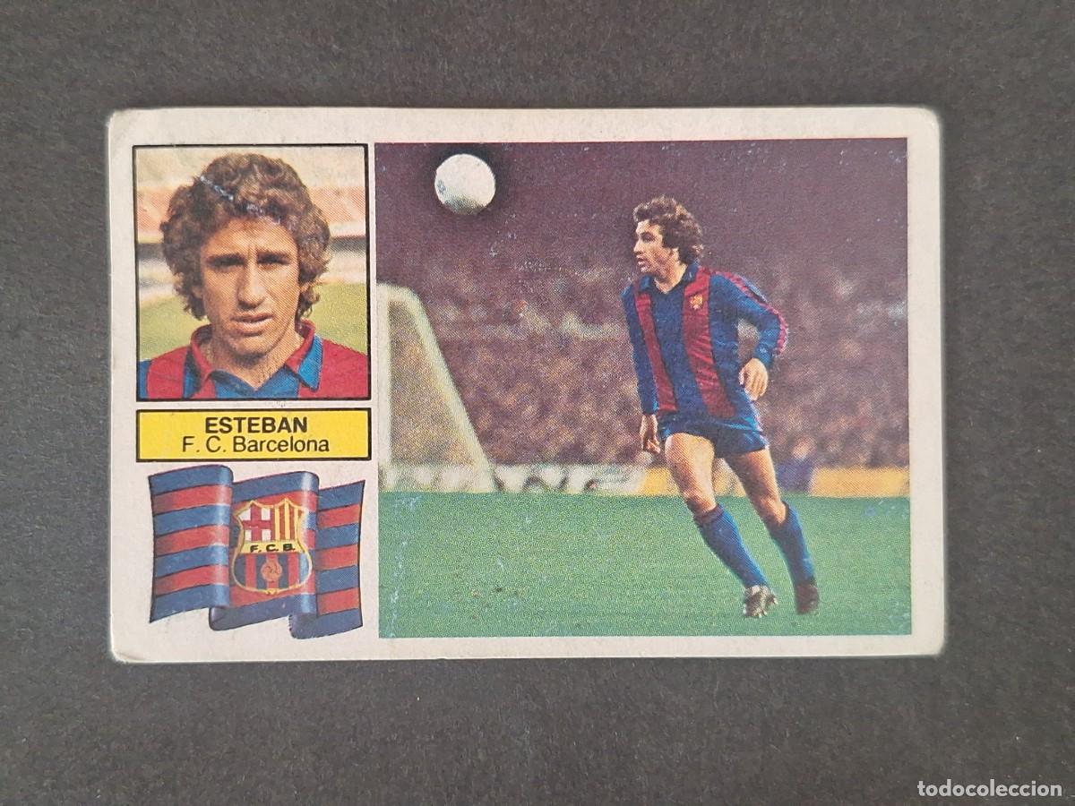 Cartes &agrave; collectionner de Football: LBRM1 ESTEBAN F. C. BARCELONA LIGA ESTE 1982 1983 82 83 NUNCA PEGADO SIN PEGAR