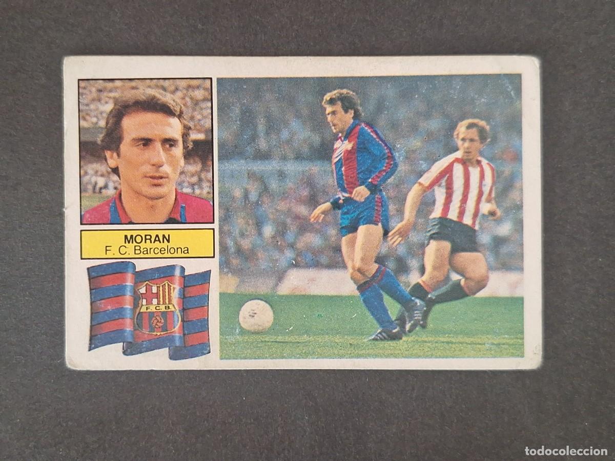 Cartes &agrave; collectionner de Football: LBRM1 MORAN F. C. BARCELONA LIGA ESTE 1982 1983 82 83 NUNCA PEGADO SIN PEGAR