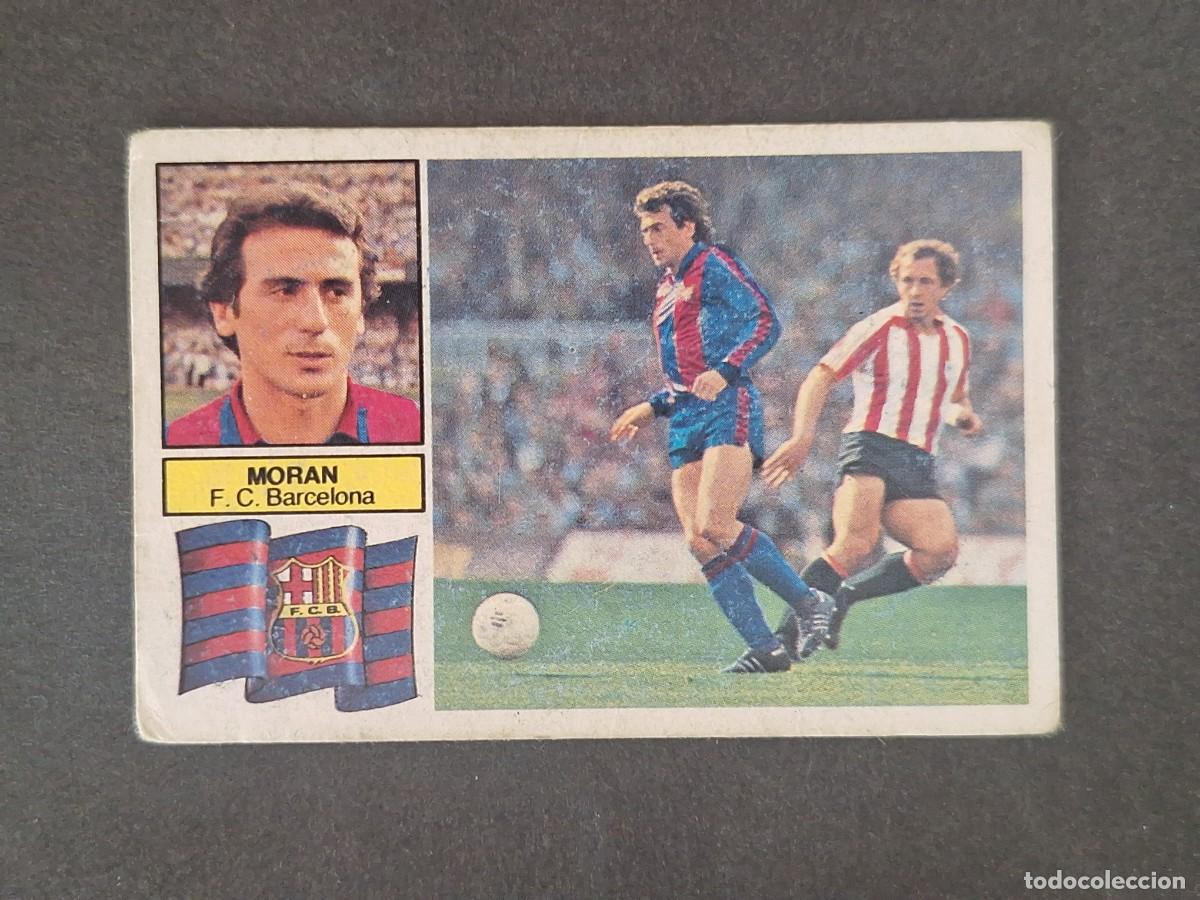 Cartes &agrave; collectionner de Football: LBRM1 MORAN F. C. BARCELONA LIGA ESTE 1982 1983 82 83 NUNCA PEGADO SIN PEGAR