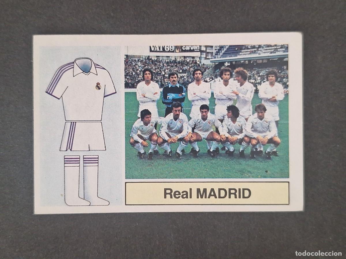 Cartes &agrave; collectionner de Football: LBRM1 ESCUDO REAL MADRID LIGA ESTE 1982 1983 82 83 NUNCA PEGADO SIN PEGAR
