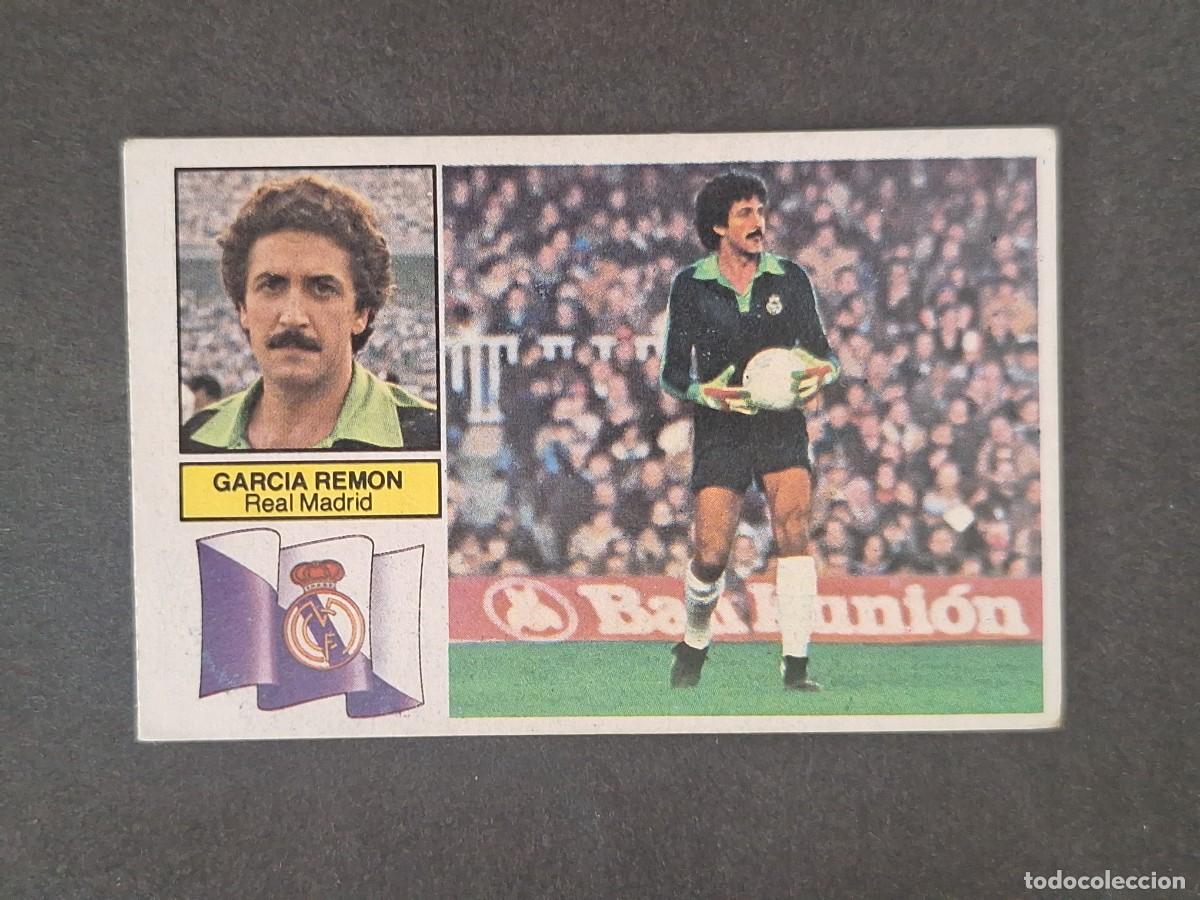 Cartes &agrave; collectionner de Football: LBRM1 GARCIA REMON REAL MADRID LIGA ESTE 1982 1983 82 83 NUNCA PEGADO SIN PEGAR