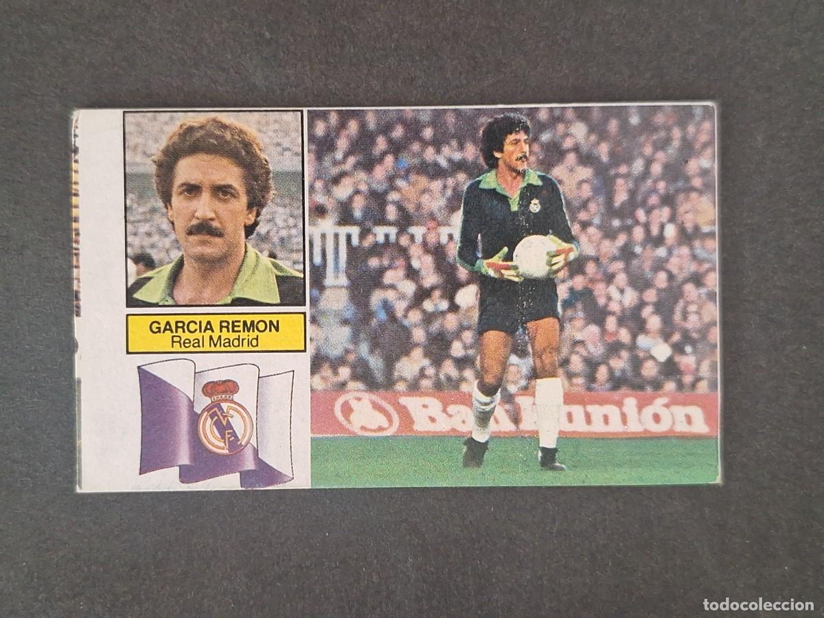 Cartes &agrave; collectionner de Football: LBRM1 GARCIA REMON REAL MADRID LIGA ESTE 1982 1983 82 83 NUNCA PEGADO SIN PEGAR