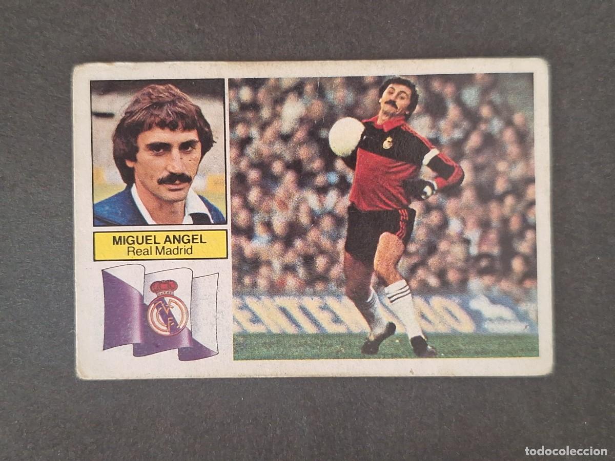 Cartes &agrave; collectionner de Football: LBRM1 MIGUEL ANGEL REAL MADRID LIGA ESTE 1982 1983 82 83 NUNCA PEGADO SIN PEGAR
