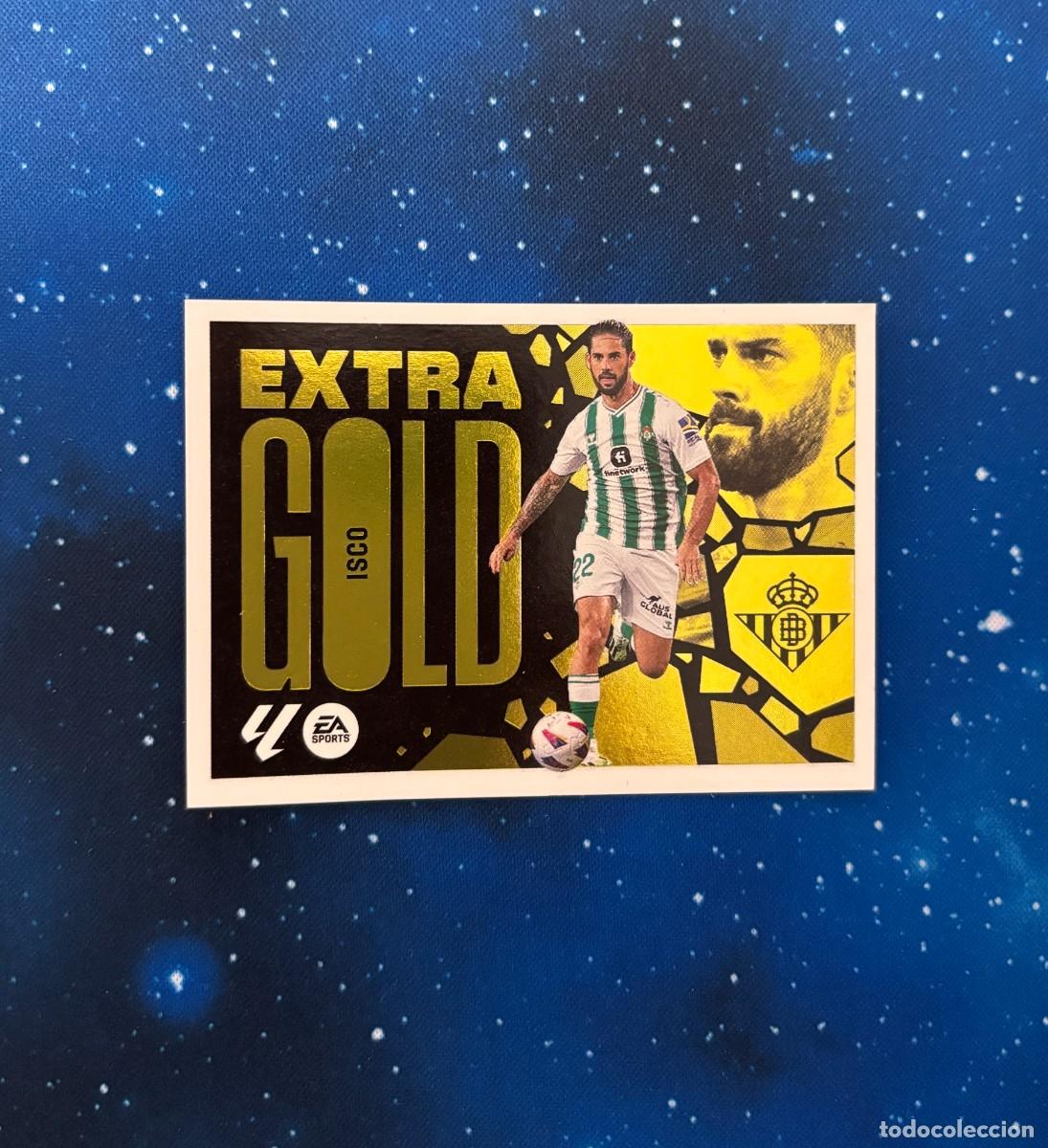 Cartes &agrave; collectionner de Football: Sticker Isco Extra Gold Liga Este 2024-25 Panini Real Betis