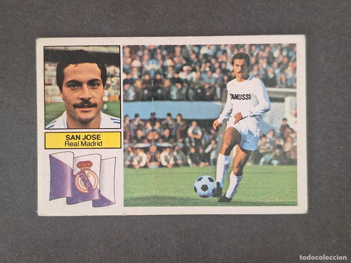 Cartes &agrave; collectionner de Football: LBRM1 SAN JOSE REAL MADRID LIGA ESTE 1982 1983 82 83 NUNCA PEGADO SIN PEGAR