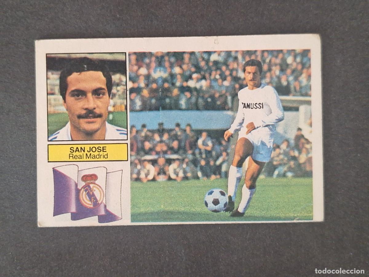 Cartes &agrave; collectionner de Football: LBRM1 SAN JOSE REAL MADRID LIGA ESTE 1982 1983 82 83 NUNCA PEGADO SIN PEGAR