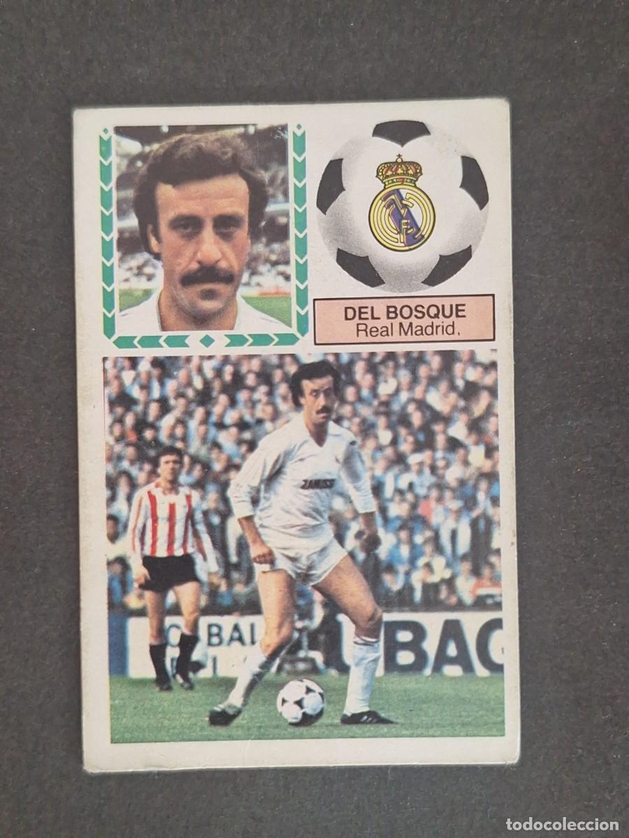 Cromos de f&uacute;tbol: LBRM1 DEL BOSQUE REAL MADRID LIGA ESTE 1983 1984 83 84 NUNCA PEGADO SIN PEGAR