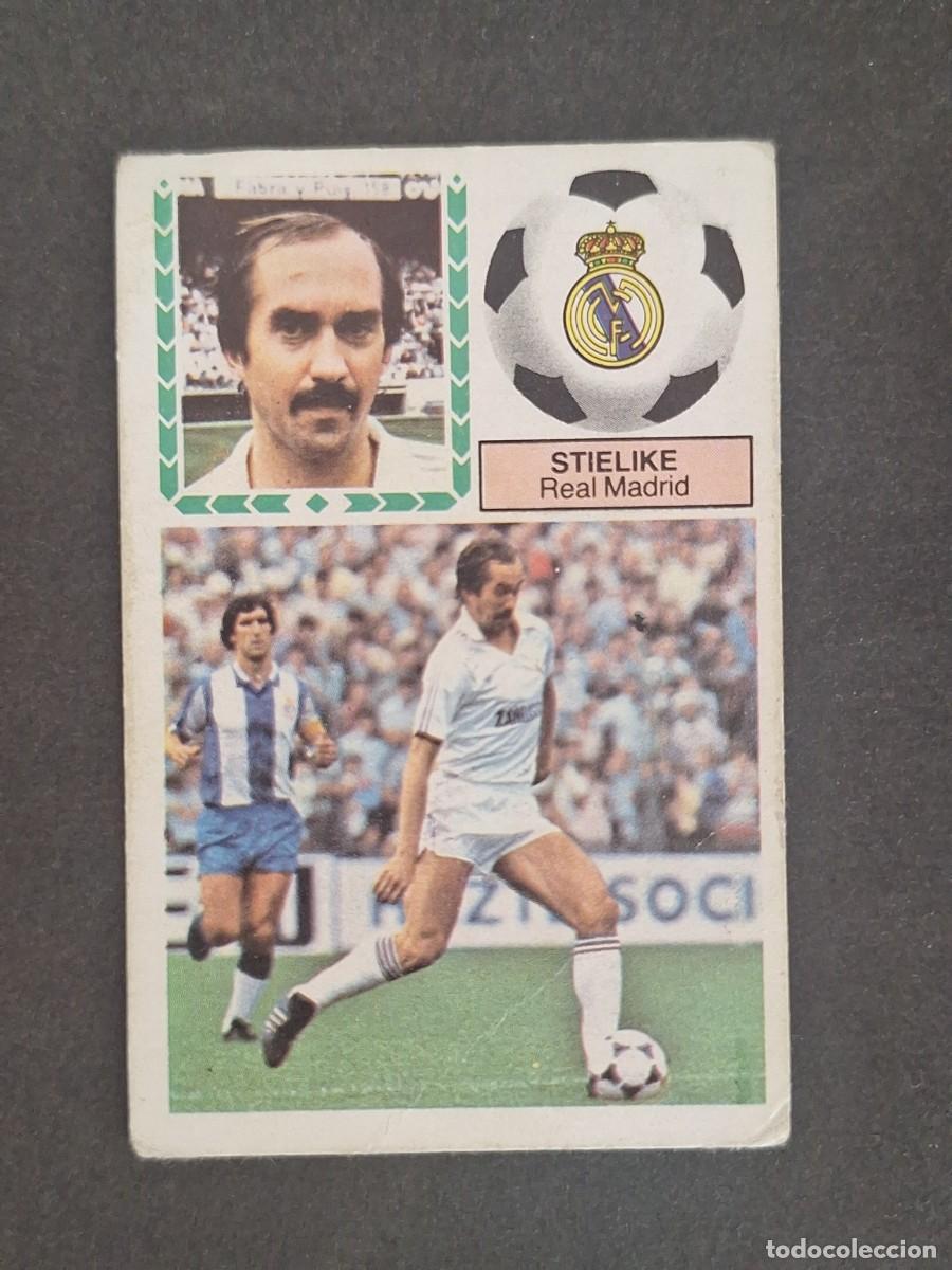 Cromos de f&uacute;tbol: LBRM1 STIELIKE REAL MADRID LIGA ESTE 1983 1984 83 84 NUNCA PEGADO SIN PEGAR