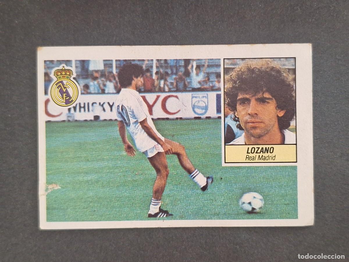 Cromos de f&uacute;tbol: LBRM1 LOZANO REAL MADRID LIGA ESTE 1984 1985 84 85 NUNCA PEGADO SIN PEGAR