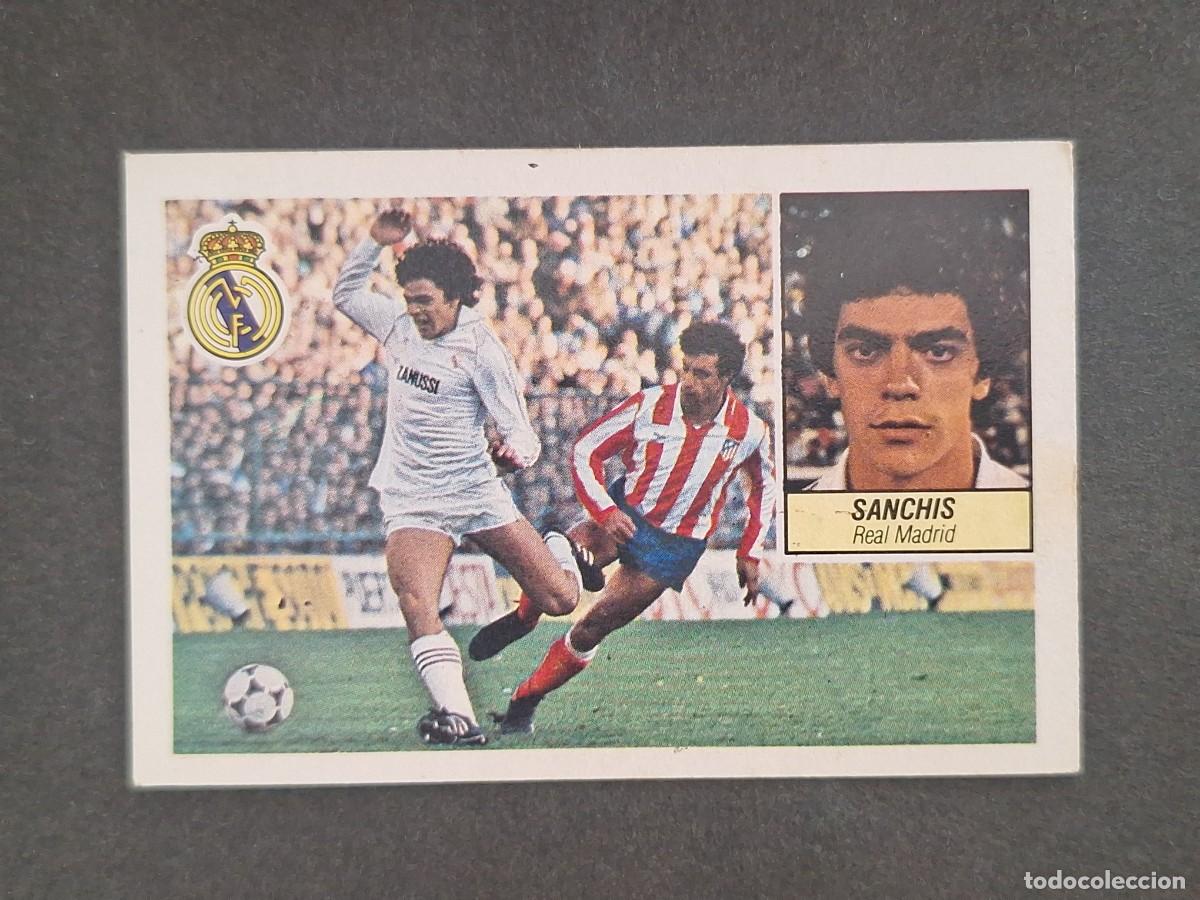 Cromos de f&uacute;tbol: LBRM1 SANCHIS REAL MADRID LIGA ESTE 1984 1985 84 85 NUNCA PEGADO SIN PEGAR