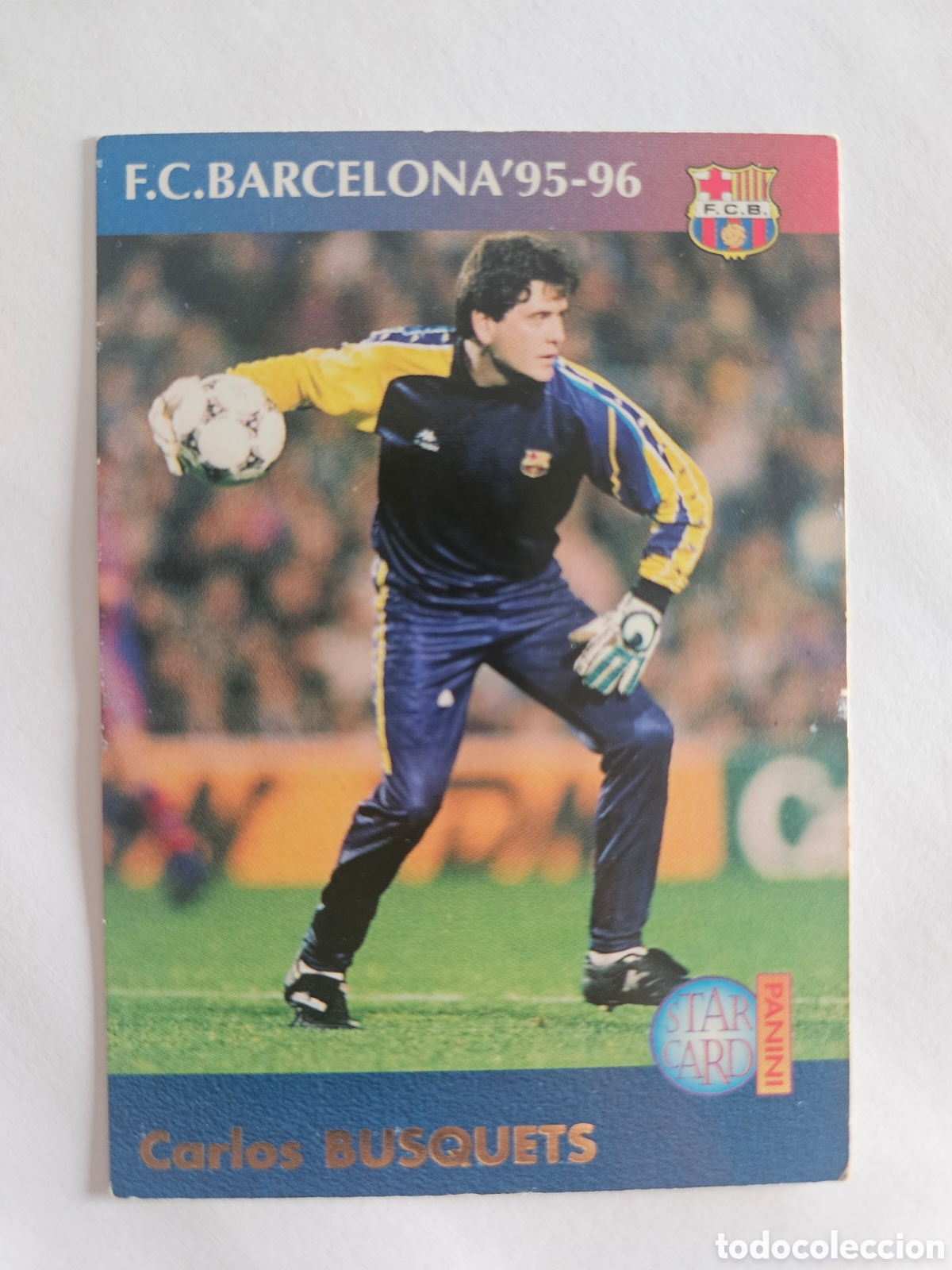 Cromos de f&uacute;tbol: 6 BUSQUETS-F.C. BARCELONA 95-96 / BAR&Ccedil;A 90/96 / DEL DREAM TEAM A LA QUINTA DEL MINI