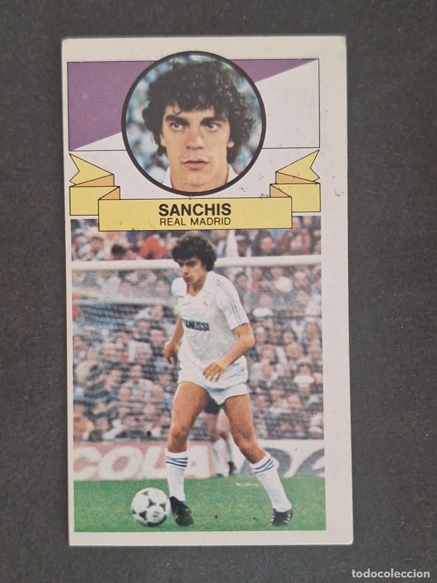 Cromos de f&uacute;tbol: LBRM1 SANCHIS REAL MADRID LIGA ESTE 1985 1986 85 86 NUNCA PEGADO SIN PEGAR