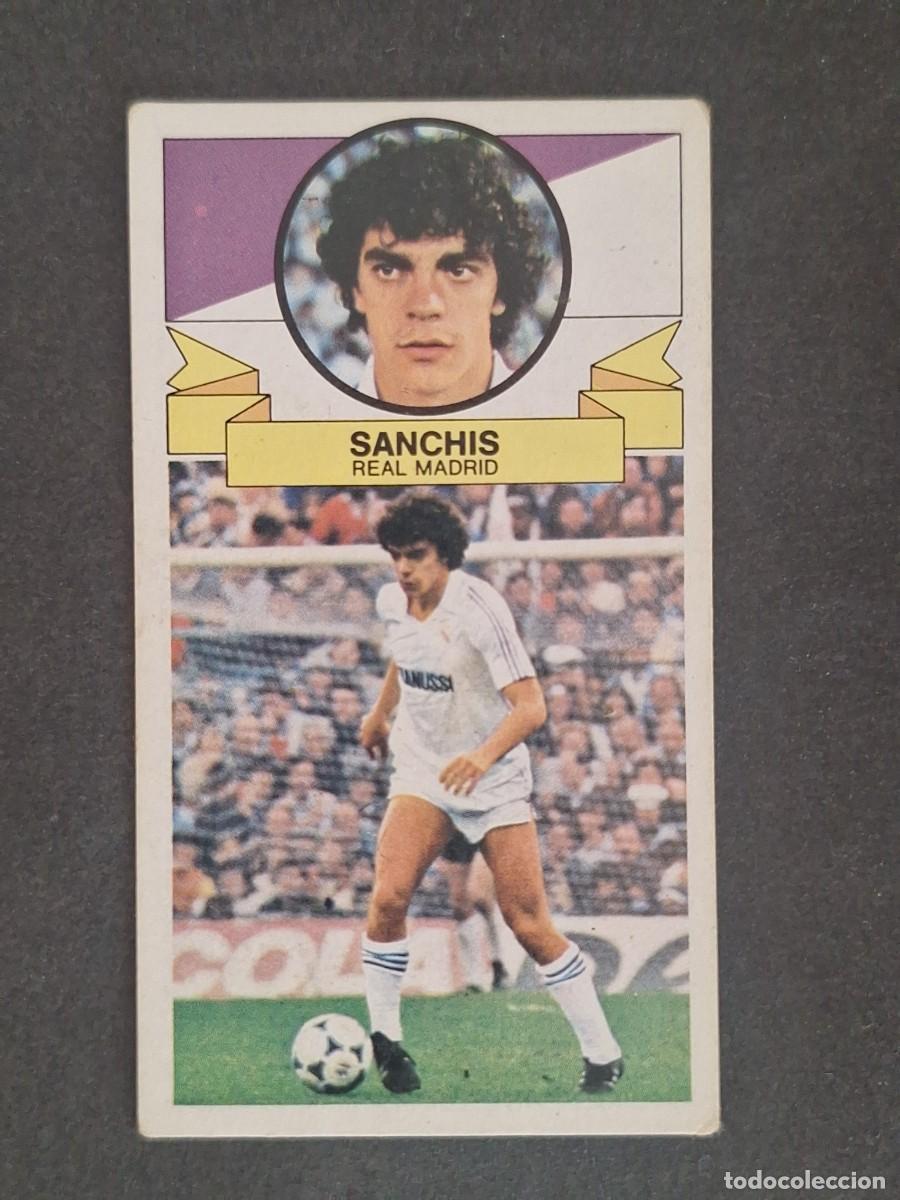 Cromos de f&uacute;tbol: LBRM1 SANCHIS REAL MADRID LIGA ESTE 1985 1986 85 86 NUNCA PEGADO SIN PEGAR