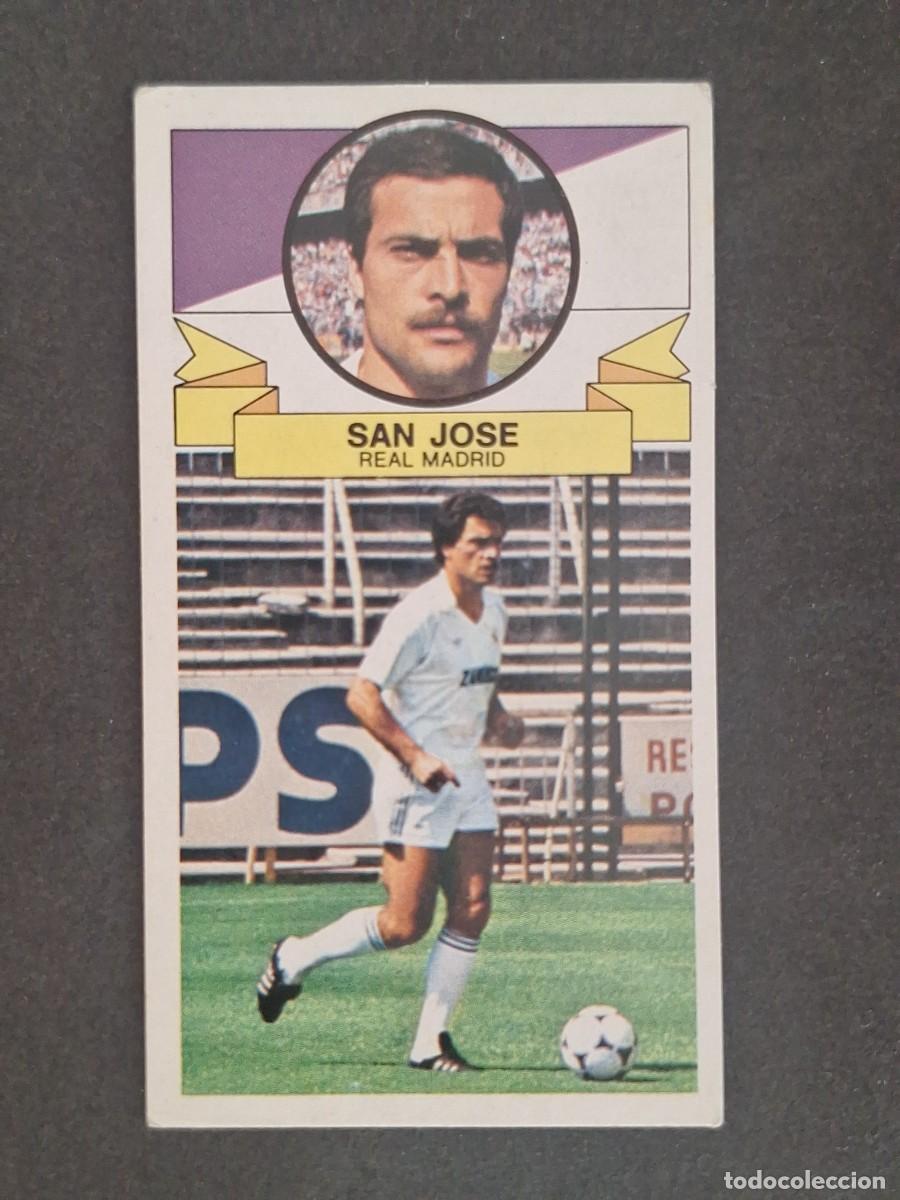 Cromos de f&uacute;tbol: LBRM1 SAN JOSE REAL MADRID LIGA ESTE 1985 1986 85 86 NUNCA PEGADO SIN PEGAR