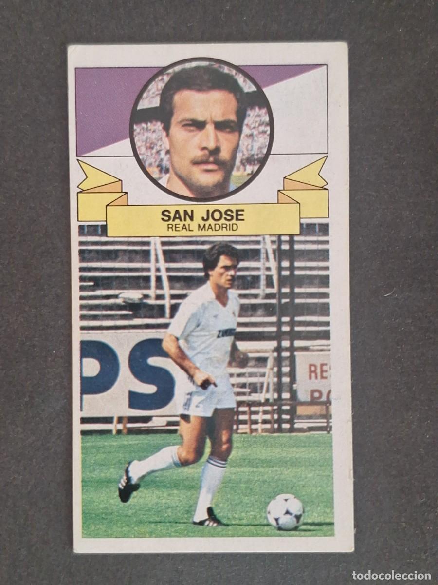 Cromos de f&uacute;tbol: LBRM1 SAN JOSE REAL MADRID LIGA ESTE 1985 1986 85 86 NUNCA PEGADO SIN PEGAR