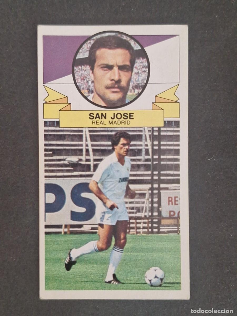 Cromos de f&uacute;tbol: LBRM1 SAN JOSE REAL MADRID LIGA ESTE 1985 1986 85 86 NUNCA PEGADO SIN PEGAR