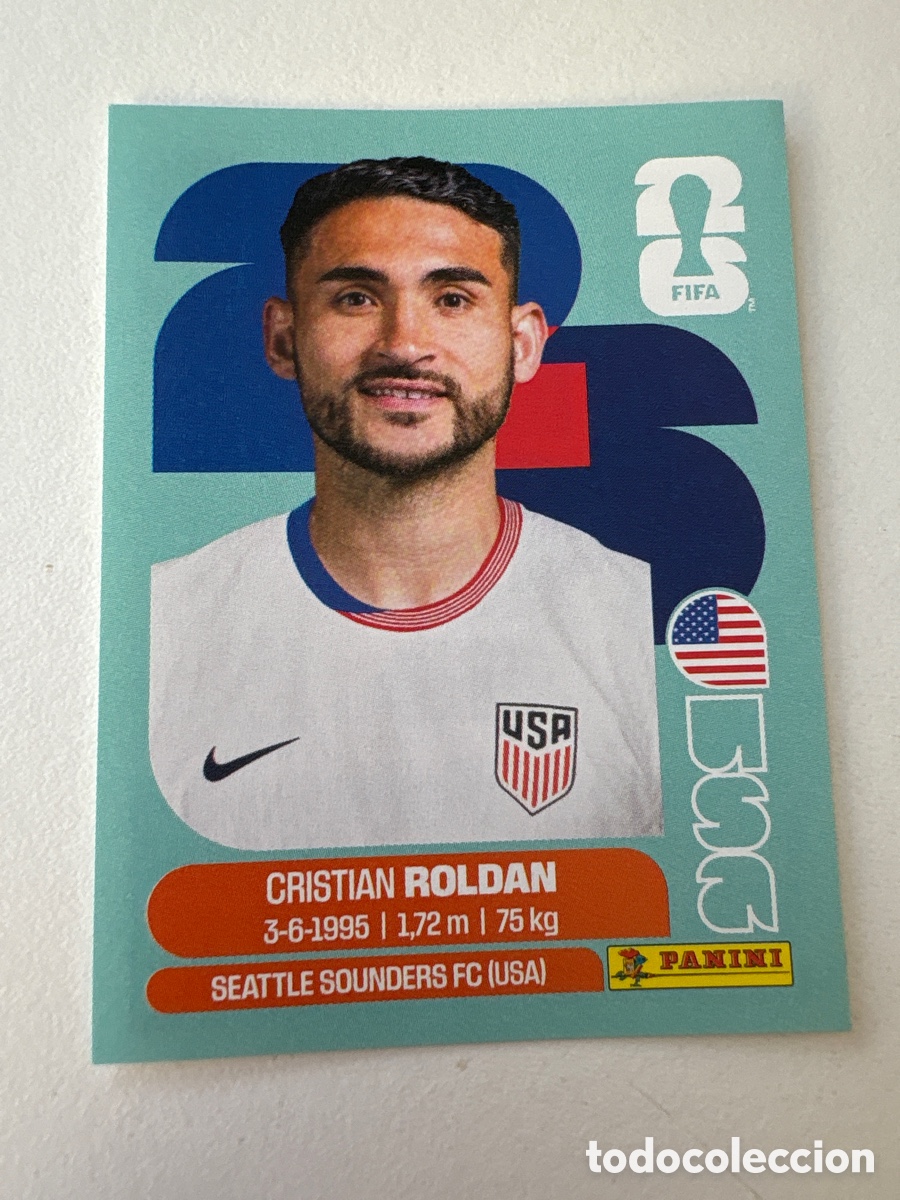 Cromos de f&uacute;tbol: Carta Cristian Roldan Estados Unidos 11 Panini Mundial 2026
