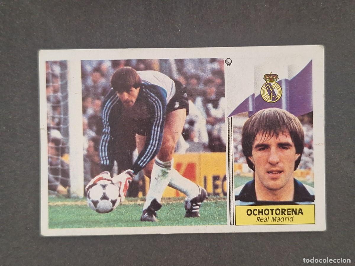 Cromos de f&uacute;tbol: LBRM1 OCHOTORENA REAL MADRID LIGA ESTE 1986 1987 86 87 NUNCA PEGADO SIN PEGAR