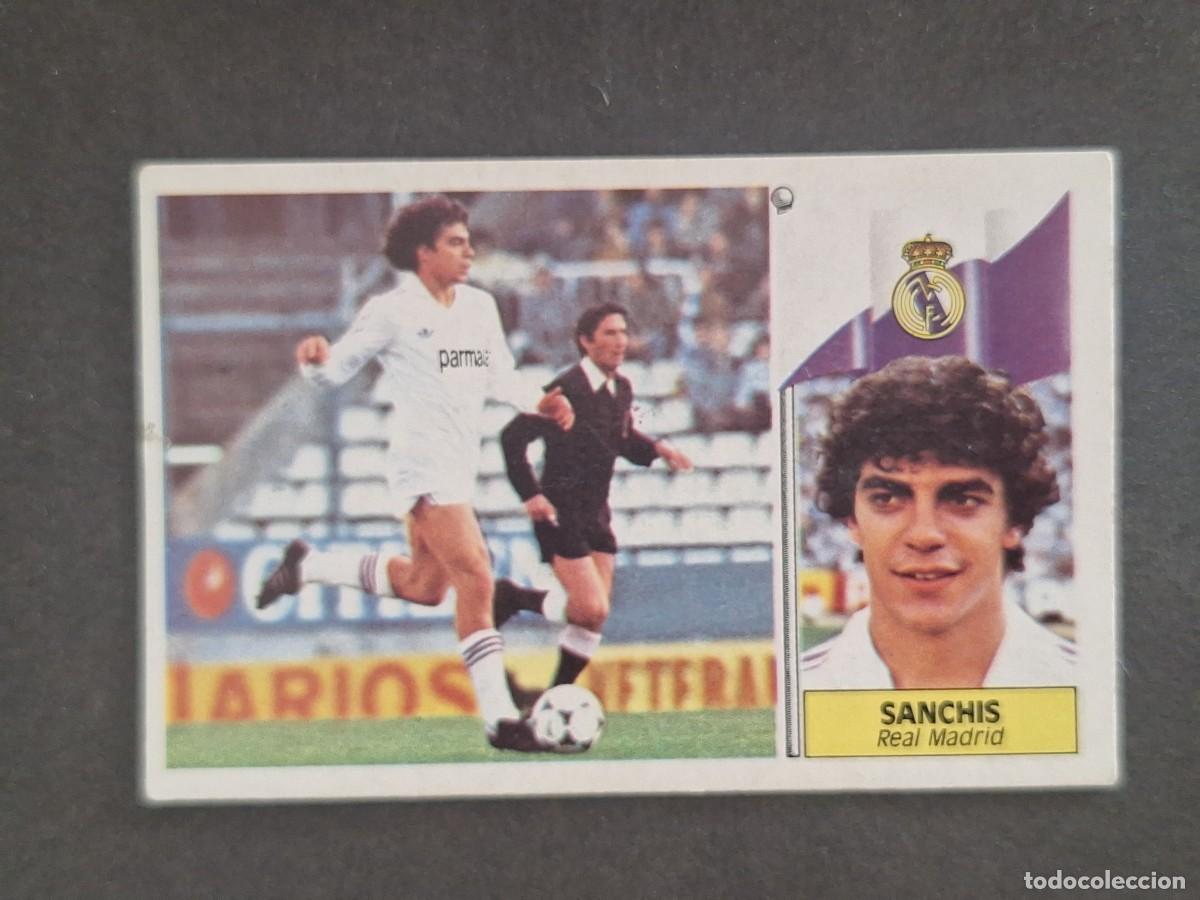 Cromos de f&uacute;tbol: LBRM1 SANCHIS REAL MADRID LIGA ESTE 1986 1987 86 87 NUNCA PEGADO SIN PEGAR