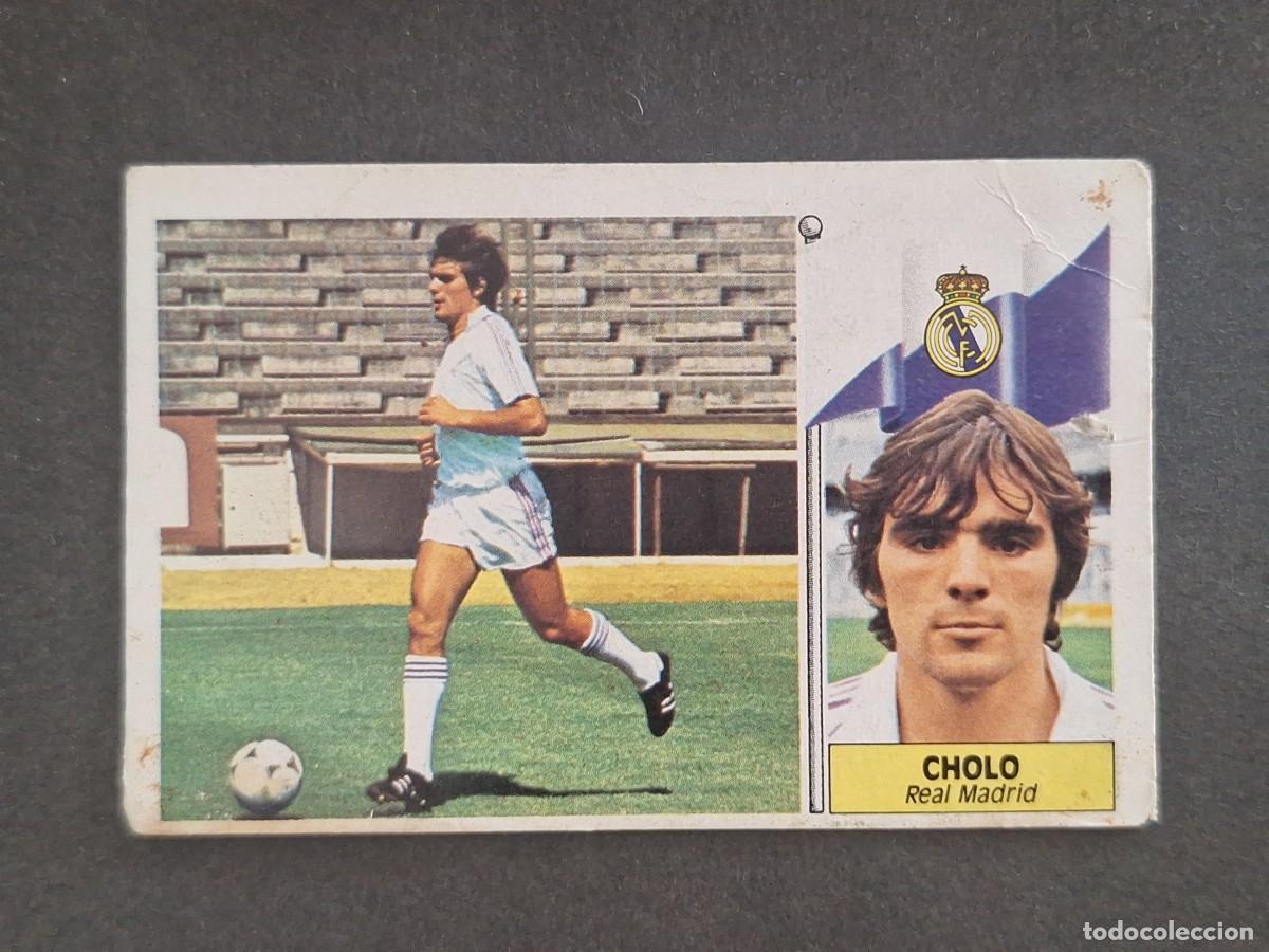 Cromos de f&uacute;tbol: LBRM1 CHOLO REAL MADRID LIGA ESTE 1986 1987 86 87 NUNCA PEGADO SIN PEGAR
