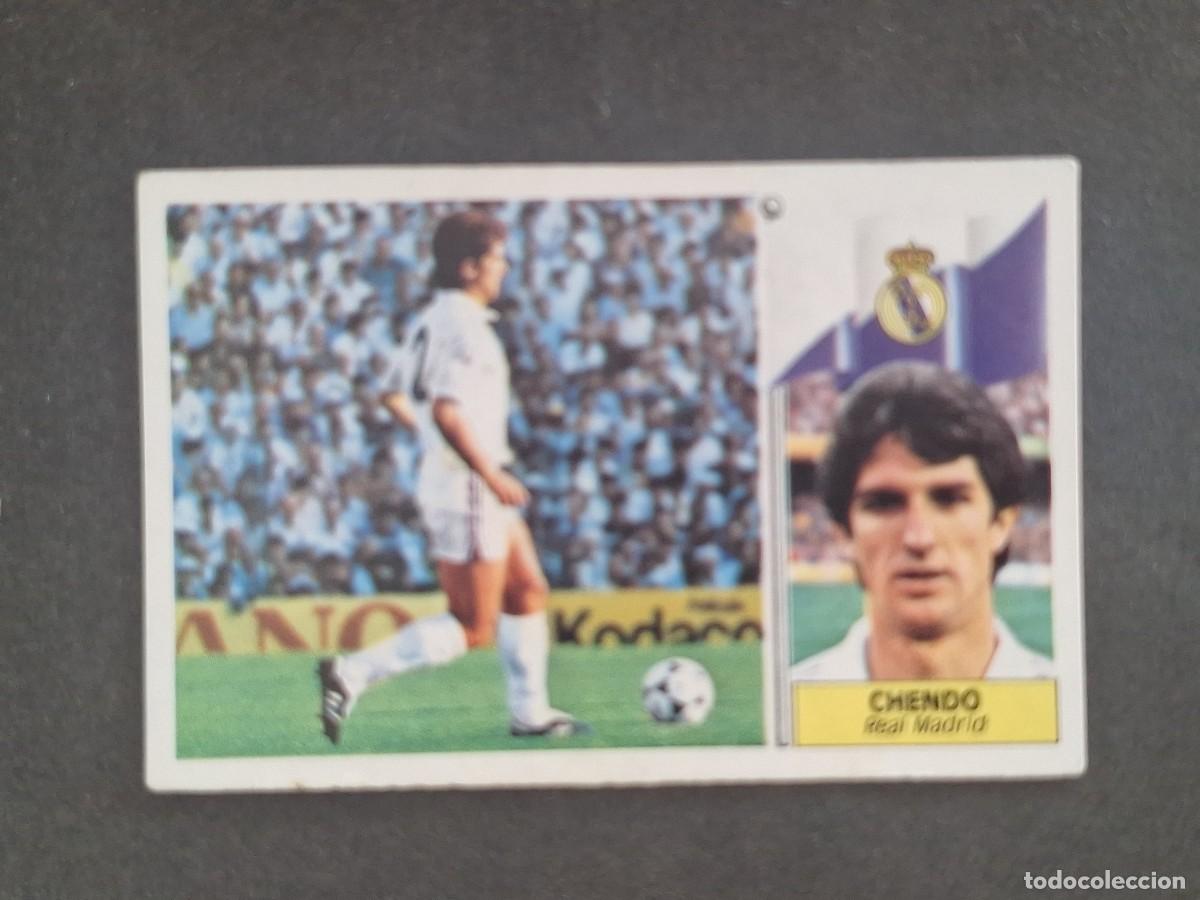 Cromos de f&uacute;tbol: LBRM1 CHENDO REAL MADRID LIGA ESTE 1986 1987 86 87 NUNCA PEGADO SIN PEGAR