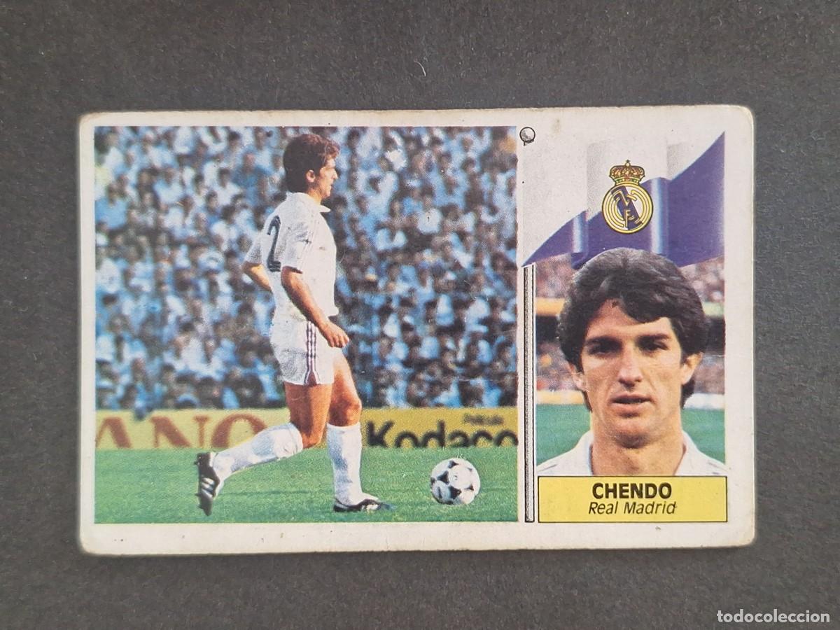 Cromos de f&uacute;tbol: LBRM1 CHENDO REAL MADRID LIGA ESTE 1986 1987 86 87 NUNCA PEGADO SIN PEGAR