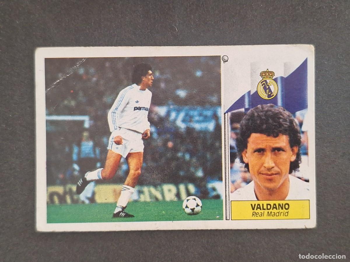Cromos de f&uacute;tbol: LBRM1 VALDANO REAL MADRID LIGA ESTE 1986 1987 86 87 NUNCA PEGADO SIN PEGAR