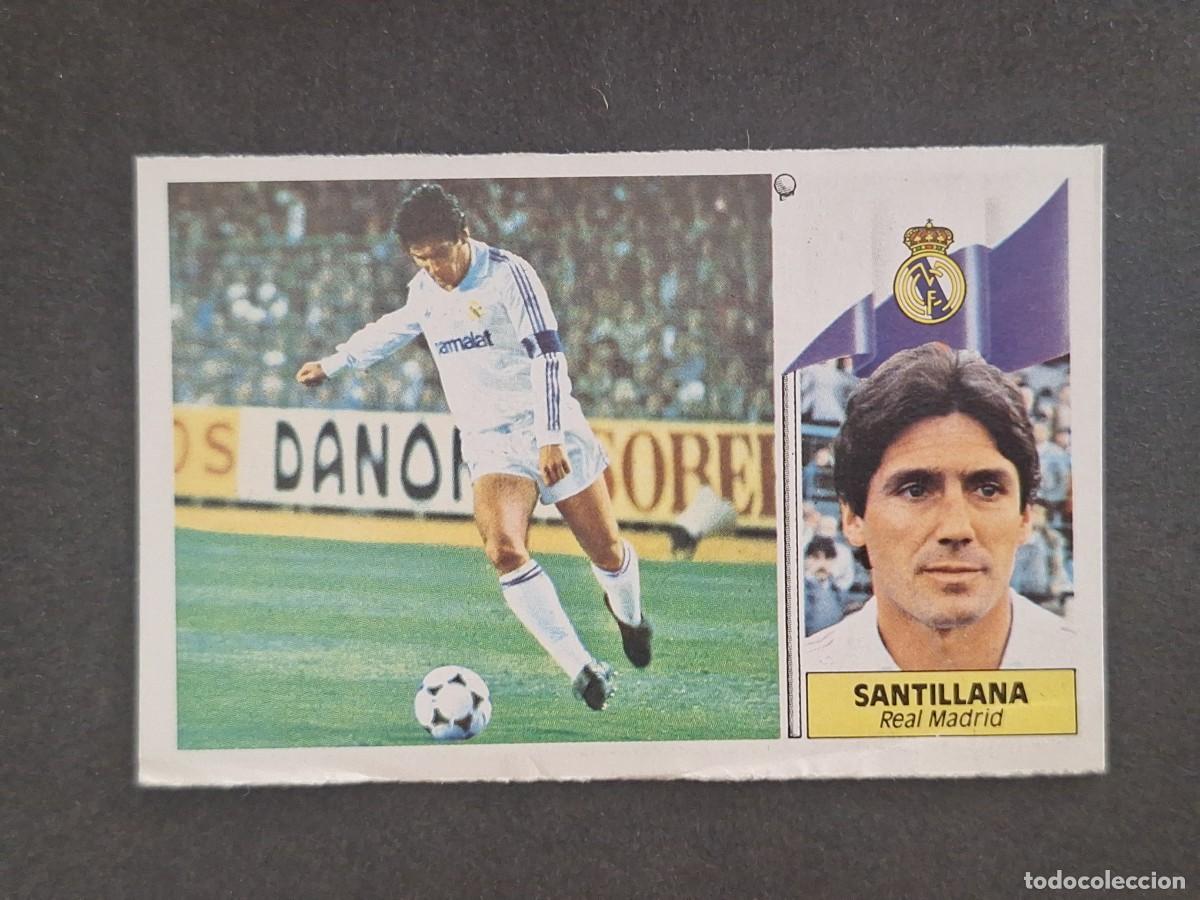 Cromos de f&uacute;tbol: LBRM1 SANTILLANA REAL MADRID LIGA ESTE 1986 1987 86 87 NUNCA PEGADO SIN PEGAR