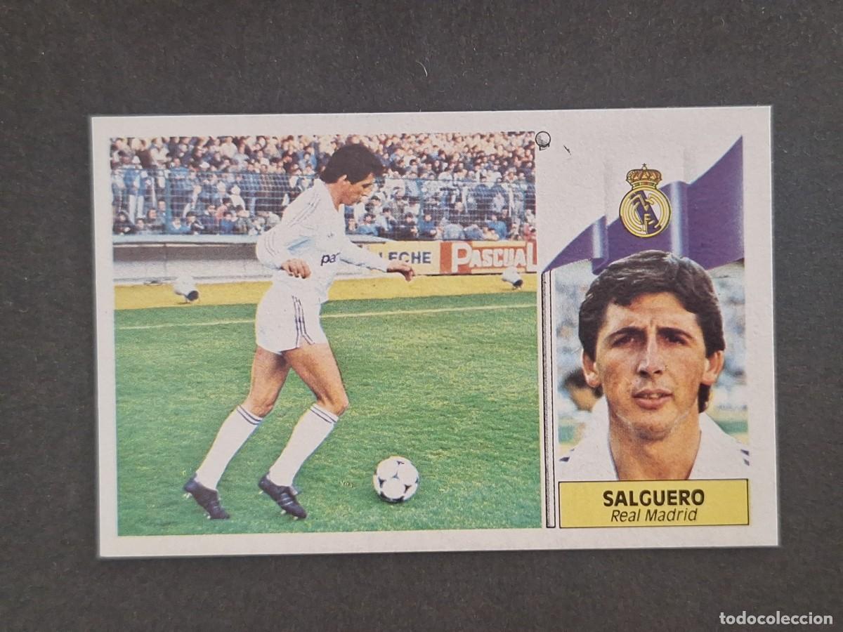 Cromos de f&uacute;tbol: LBRM1 SALGUERO REAL MADRID LIGA ESTE 1986 1987 86 87 NUNCA PEGADO SIN PEGAR