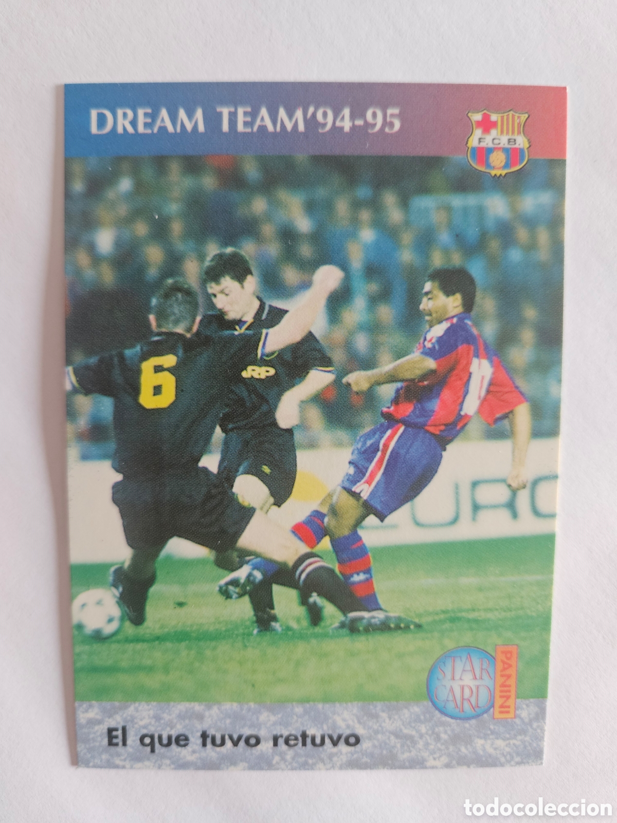 Cromos de f&uacute;tbol: CROMO STAR CARD FUTBOL 90 96 BAR&Ccedil;A PANINI 1990 1996 DEL DREAM TEAM A 5&ordf; DEL MINI 110 ROMARIO