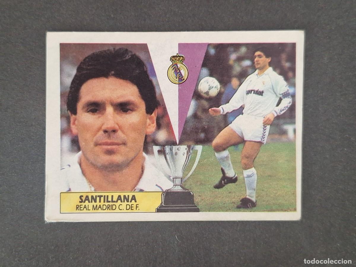 Cromos de f&uacute;tbol: LBRM1 SANTILLANA REAL MADRID LIGA ESTE 1987 1988 87 88 NUNCA PEGADO SIN PEGAR