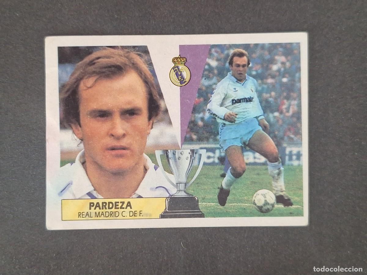 Cromos de f&uacute;tbol: LBRM1 PARDEZA REAL MADRID LIGA ESTE 1987 1988 87 88 NUNCA PEGADO SIN PEGAR