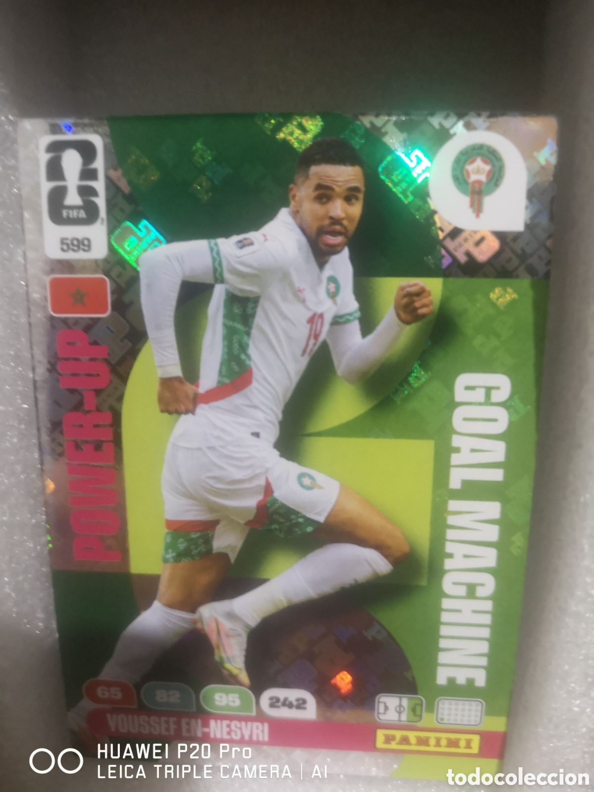 Cromos de f&uacute;tbol: ADRENALYN XL FIFA WORLD CUP 2026 GOAL MACHINE YOUSSEF EN NESYRI 599 MARRUECOS