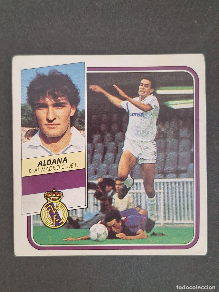Cromos de f&uacute;tbol: LBRM1 ALDANA REAL MADRID LIGA ESTE 1989 1990 89 90 NUNCA PEGADO SIN PEGAR