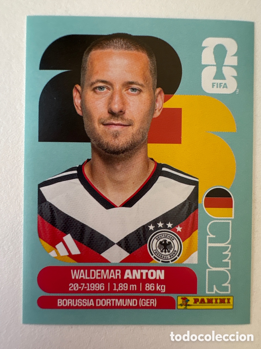 Cromos de f&uacute;tbol: Carta Waldemar Anton Alemania 7 Panini Mundial 2026