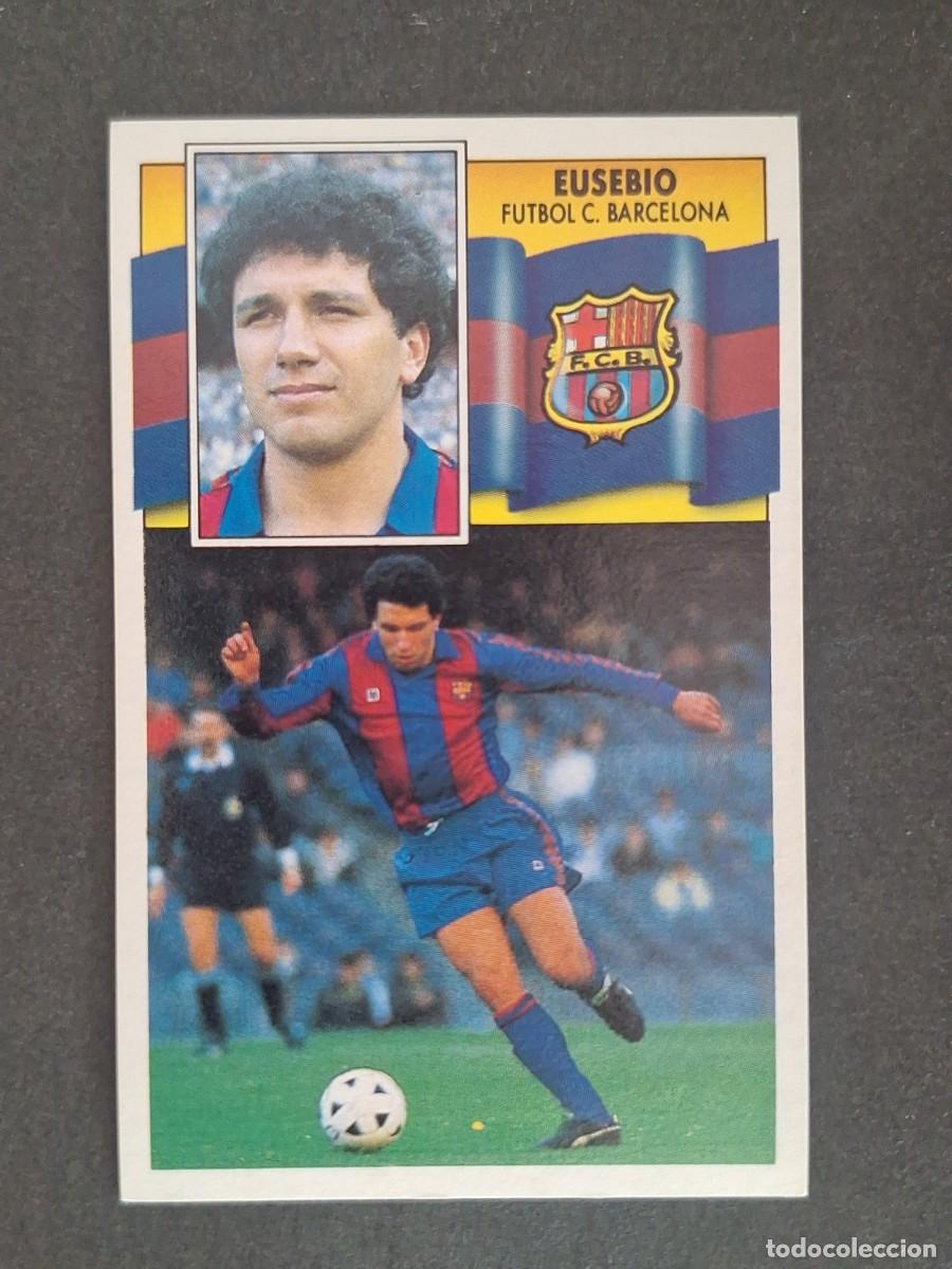 Cromos de f&uacute;tbol: LBRM1 EUSEBIO F. C. BARCELONA LIGA ESTE 1990 1991 90 91 NUNCA PEGADO SIN PEGAR